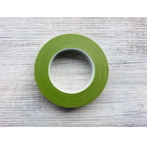 Floral tape, green, 13 mm*27 m