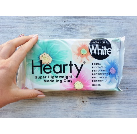 Padico modeling clay Hearty, white, 200 g