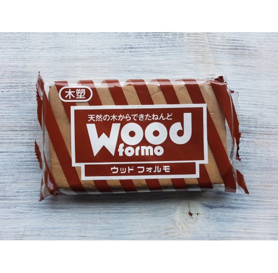 Padico modeling clay Wood Formo, brown, 500 g