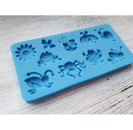 Silicone mold, insects, ~ 1.3-2.8 cm