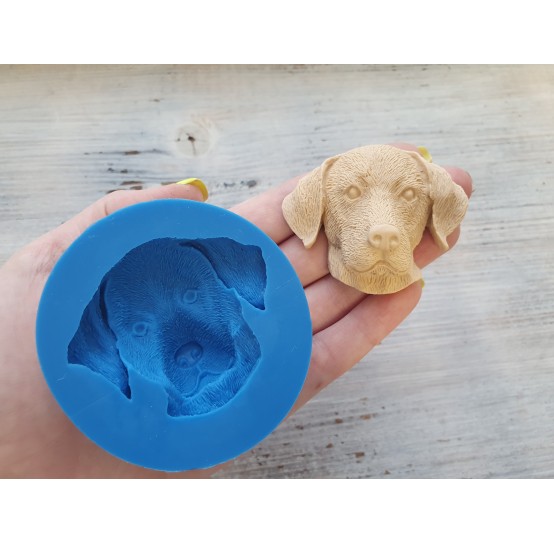 Silicone mold, dog, labrador, ~ 4.5*5.5 cm