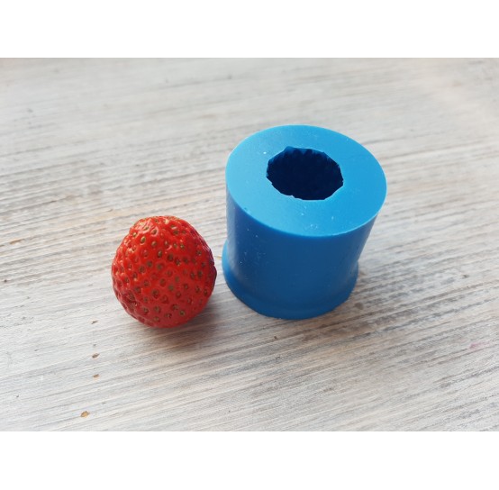 Silicone mold, Strawberry, XL, ~ Ø 2.3 cm, ~ H:2.5 cm