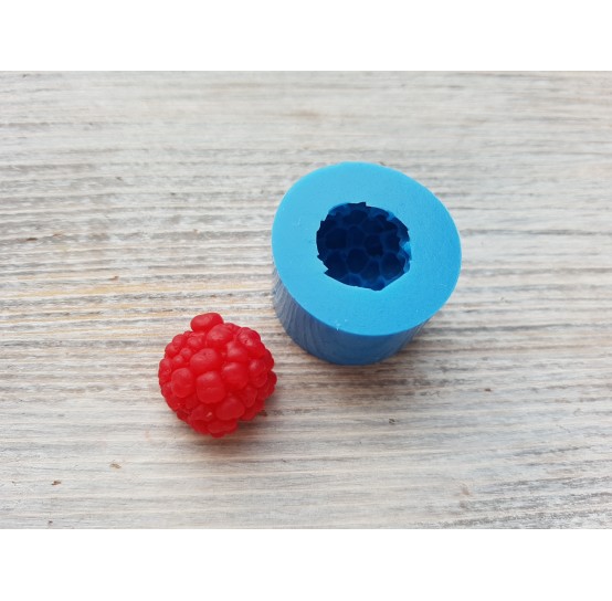 Silicone mold whole raspberry, 1 berry, XL, ~ Ø 1.9 cm