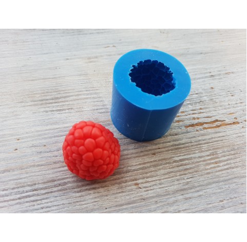 Silicone mold, Natural raspberry, L, style 1, ~ Ø 2.7 cm, H:2.6 cm