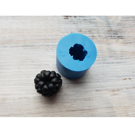 Silicone mold, Natural blackberry, inverted, L, ~ H:2 cm, ~ Ø 2.1 cm
