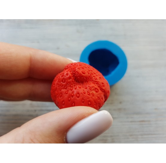 Silicone mold, Strawberry, XXL, ~ H:2.2 cm,  Ø 2.7 cm