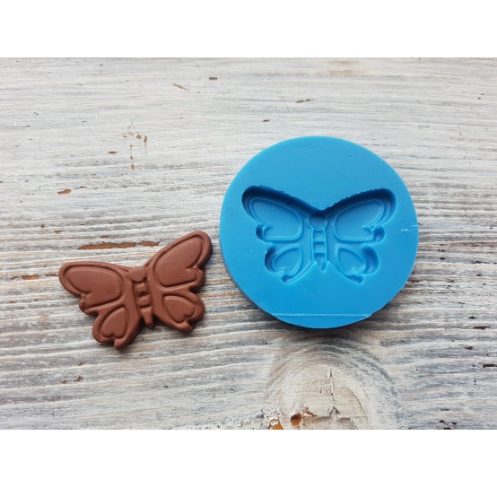 Silicone mold, Butterfly, ~ 3.9 cm