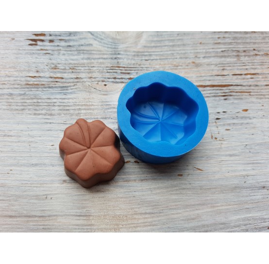 Silicone mold, Chocolate candy 35, clover, ~ 2.8*3.3 cm