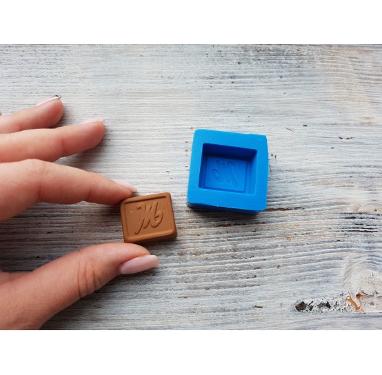 Silicone mold, chocolate "M", ~ 2.6 cm