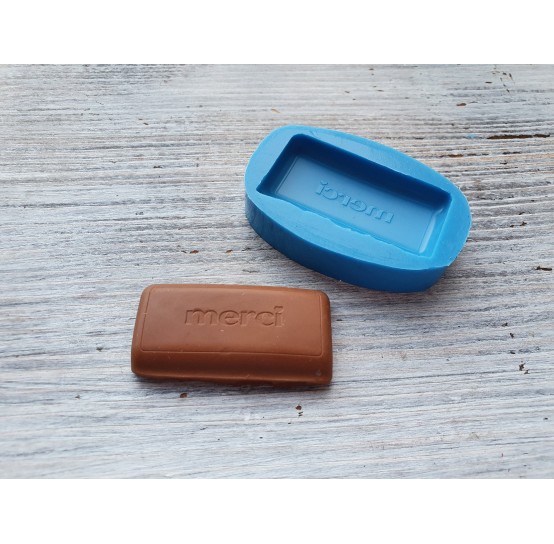 Silicone mold, Chocolate piece 6, ~ 2.3*4.4 cm