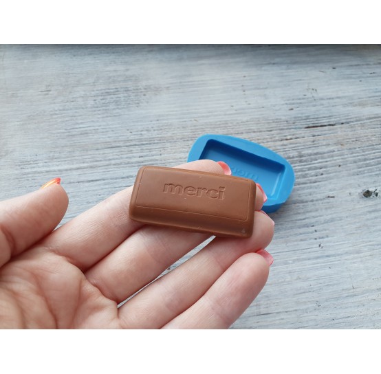 Silicone mold, Chocolate piece 6, ~ 2.3*4.4 cm