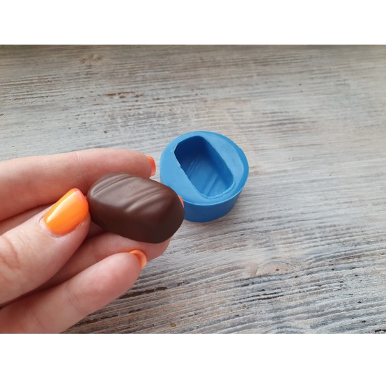 Silicone mold, rectangular chocolate candy, ~ 3.3 cm
