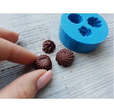 Silicone mold, Set of candies, 3 pcs., ~ 1.6 cm