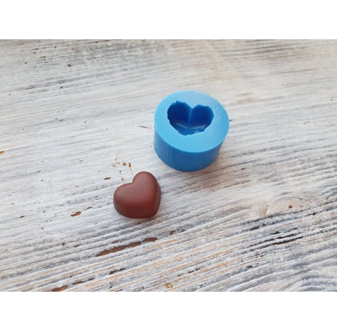 Silicone mold, Chocolate heart, small, ~ 1.1*1.5 cm