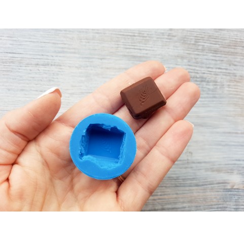 Silicone mold chocolate slice, ~ 2.3 cm