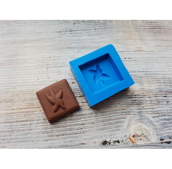 Silicone mold, Starfish on the surface, ~ 3.4 cm
