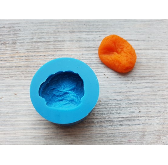 Silicone mold, Dried apricot, 2D, ~ 2.4*3.1 cm