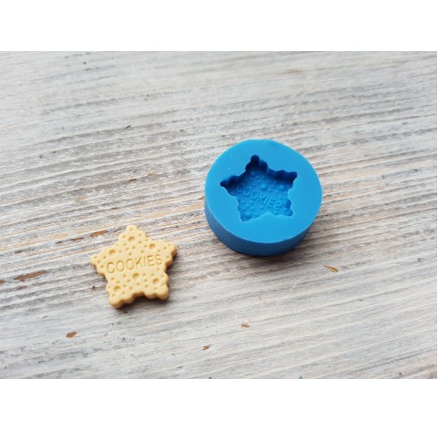 Silicone mold, Cookie 5, star, ~ 1.8 cm