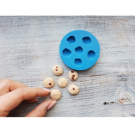 Silicone mold, set of cookies, 6 pcs., ~ 1.6 cm