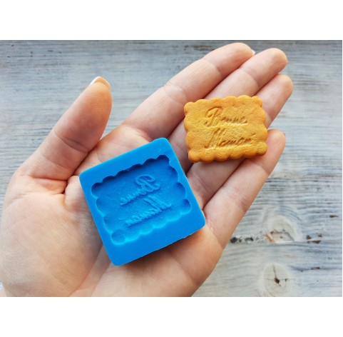 Silicone mold, cookie 7,  ~ 2.8*3.1 cm
