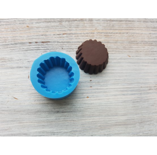 Silicone mold, cupcake, ~ Ø 2.7 cm, ~ H 1.2 cm