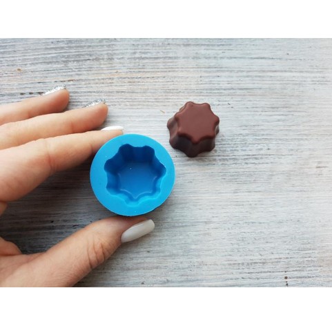 Silicone mold, Cupcake, large, ~ Ø 2.4 cm, ~ H:1.9 cm