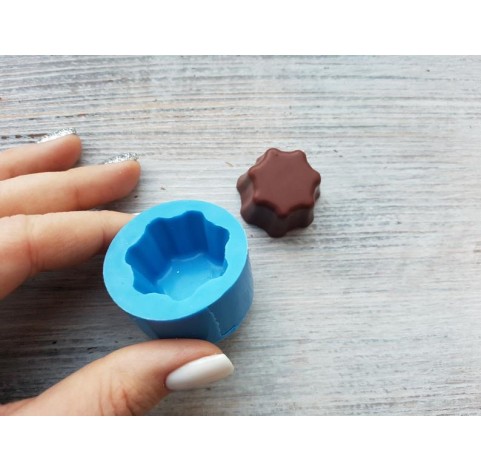 Silicone mold, cupcake, large, ~ Ø 2.4 cm, ~ H 1.9 cm