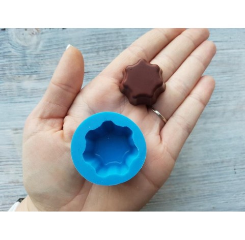 Silicone mold, Cupcake, large, ~ Ø 2.4 cm, ~ H:1.9 cm