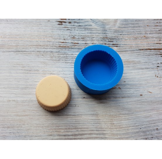 Silicone mold, Muffin, large, ~ Ø 3.3 cm, ~ H:1.7 cm