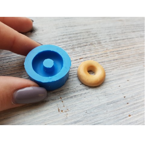 Silicone mold, Donut 2, ~ Ø  2 cm