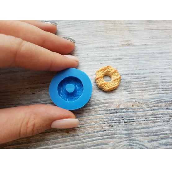 Silicone mold, Donut 1, ~ Ø 1.7 cm