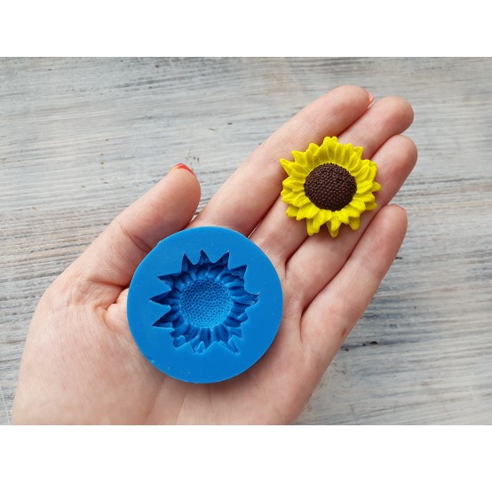 Silicone mold, Sunflower, ~ Ø 3.4 cm