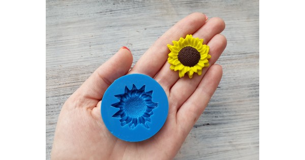 Silicon Mold Sunflower Mold 3d Resin Mold 3d Mold Silicone Mold