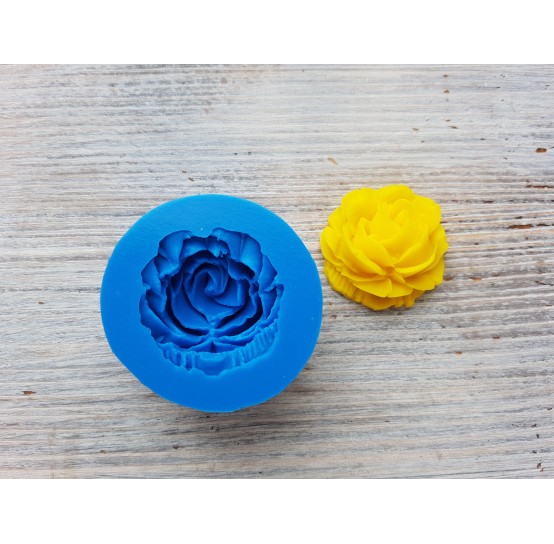 Silicone mold, rose, medium, ~ Ø 3.5 cm