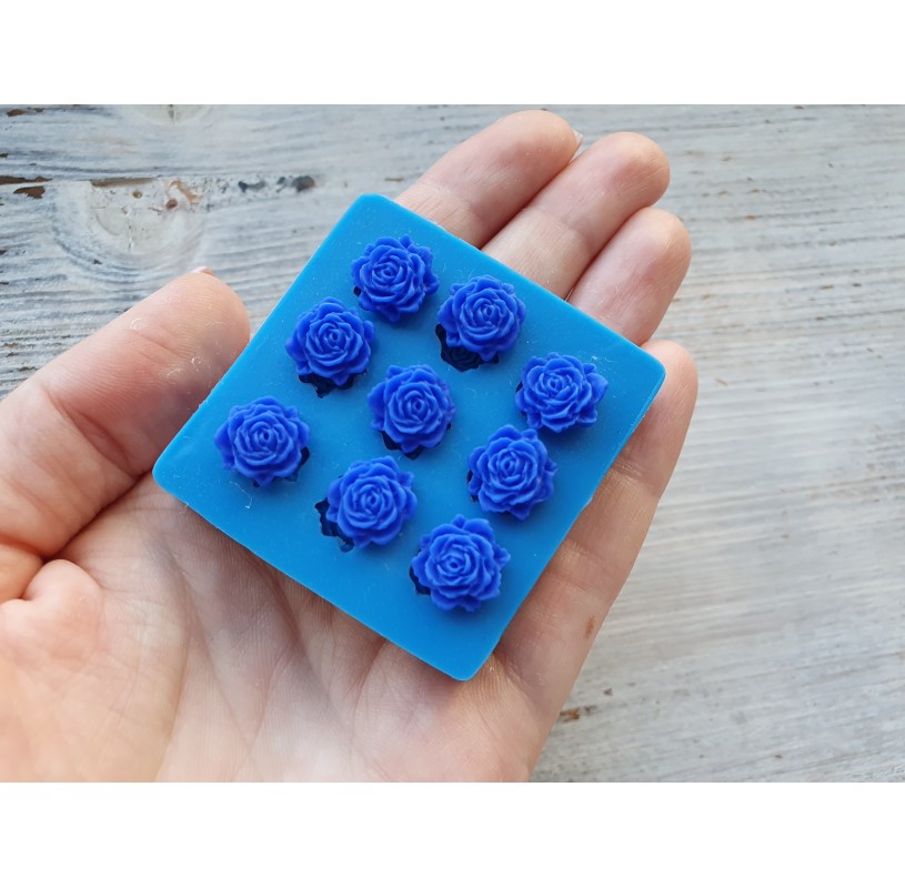 Assorted Mini Flower Silicone Mold (9 Cavity) | Tiny Floral Embellishment  DIY | Resin Shaker Bits Making | Resin Craft Supplies