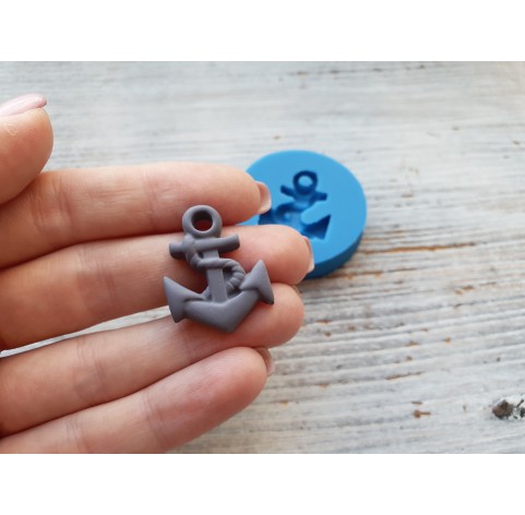 Silicone mold, Anchor, small, ~ 2.1 * 2.8 cm