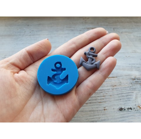 Silicone mold, Anchor, small, ~ 2.1 * 2.8 cm