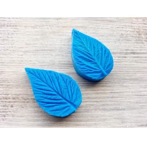 Silicone veiner, Raspberry leaf, standard, (mold size) ~ 2.7*4.5 cm