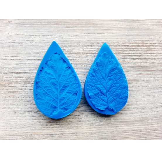 Silicone mold, raspberry leaf, large, (mold size) ~ 3.3*5.6 cm