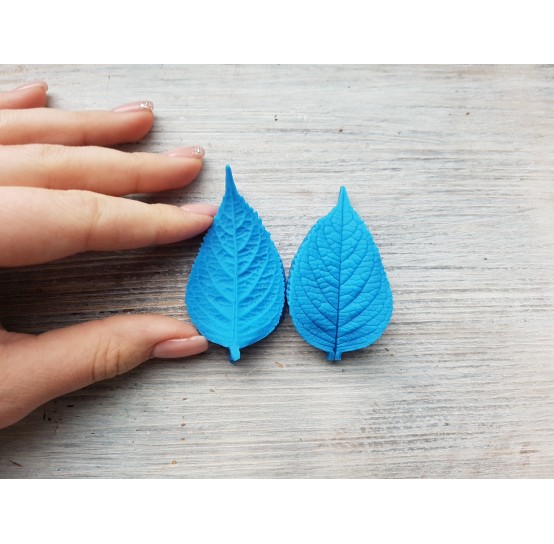 Silicone veiner, Mint leaf, large, (mold size) ~ 3.5*6.5 cm