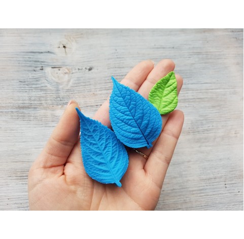Silicone veiner, Mint leaf, large, (mold size) ~ 3.5*6.5 cm