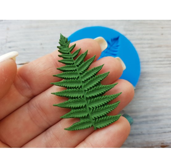 Silicone mold, Fern leaf, ~ 5*3.5 cm