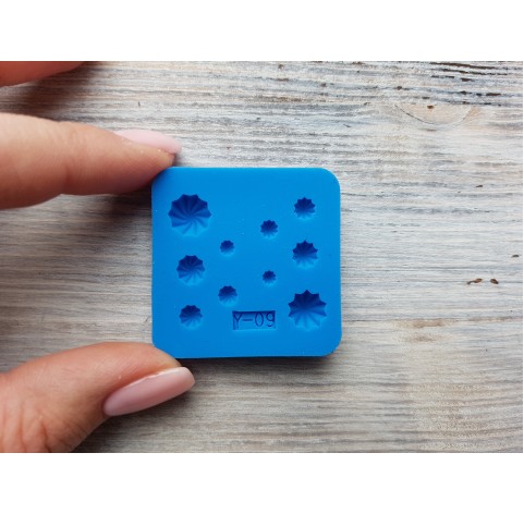 Silicone mold, miniature sweets, micro meringue, 10 pcs., ~ Ø 0.1-0.6 cm