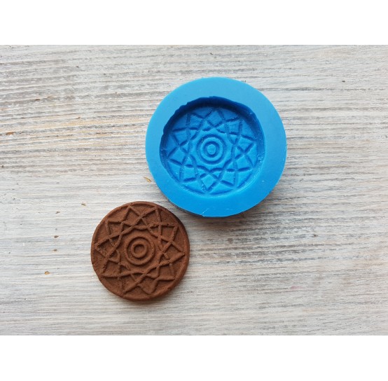 Silicone mold, Cookie, gingerbread, ~ Ø 3.5 cm