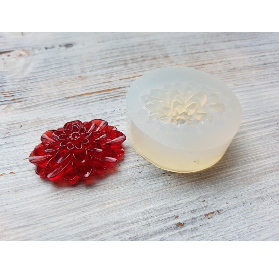 Silicone molds for epoxy, oval in the shape of a flower, ~ 4*3 cm
