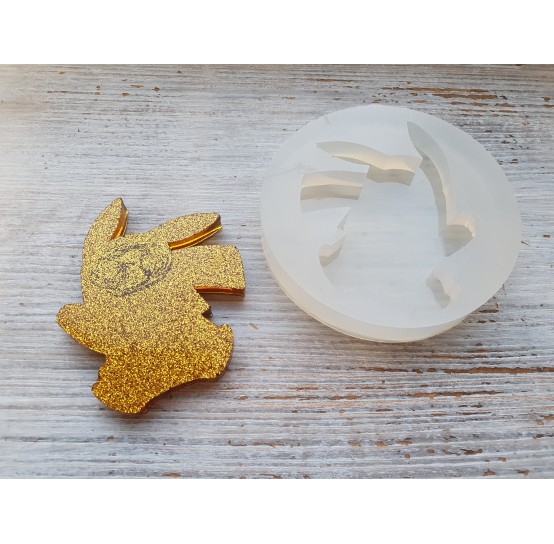Silicone molds for epoxy, pikachu, large, ~ 5.8*7.1 cm