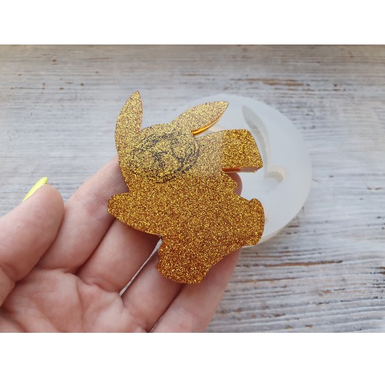 Silicone molds for epoxy, pikachu, large, ~ 5.8*7.1 cm