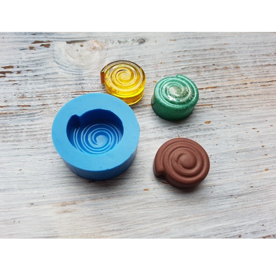 Silicone mold, Candy spiral, ~ Ø 2.5 cm