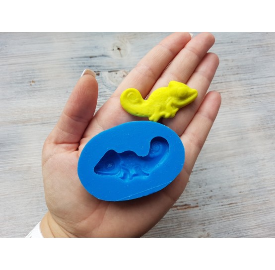 Silicone mold, jelly candy lizard, ~ 2.2*5.3 cm