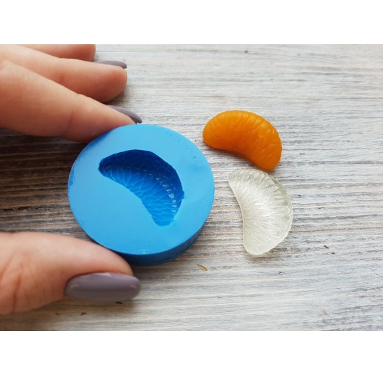 Silicone mold, Slice of mandarin, Medium, ~ Ø 1.5-2.7 cm